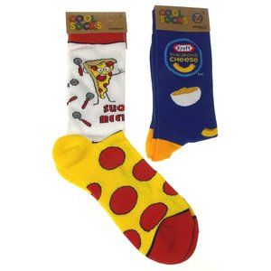 Slice To Meet You Pizza Themed Socks Mac & Cheese